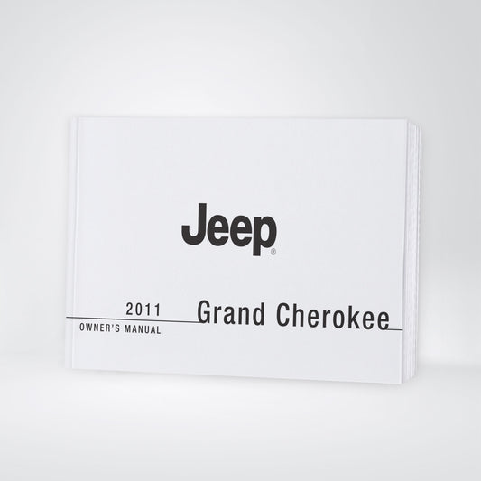 2011 Jeep Grand Cherokee Bedienungsanleitung | Englisch