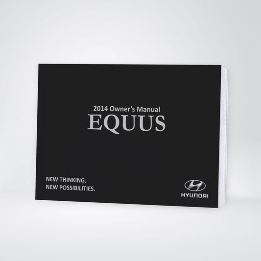 2014 Hyundai Equus Bedienungsanleitung | Englisch