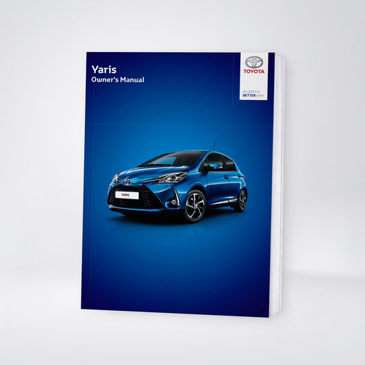 2017-2020 Toyota Yaris Bedienungsanleitung | Englisch