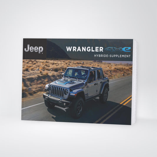 2019-2021 Jeep Wrangler 4XE Manuel du propriétaire Supplement | Néerlandais