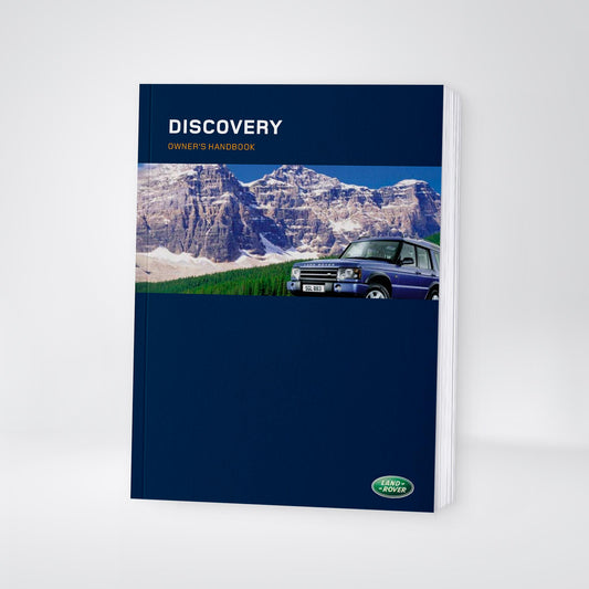 2004 Land Rover Discovery Bedienungsanleitung | Englisch