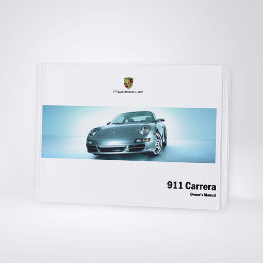 2007 Porsche 911 Carrera Owner's Manual | English