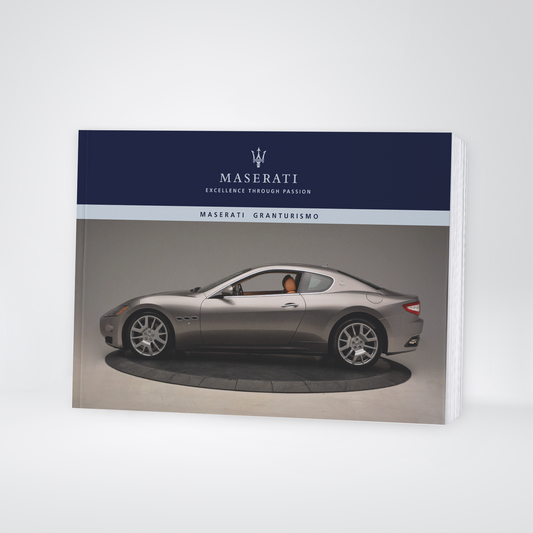 2009 Maserati Granturismo Owner's Manual | English