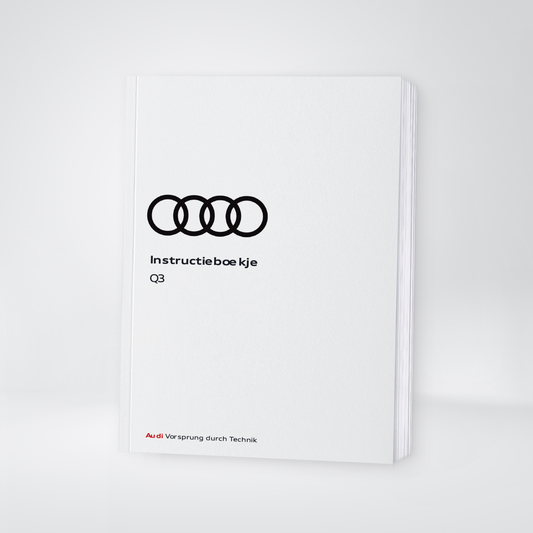 2023 Audi Q3 Manuel du propriétaire | Néerlandais