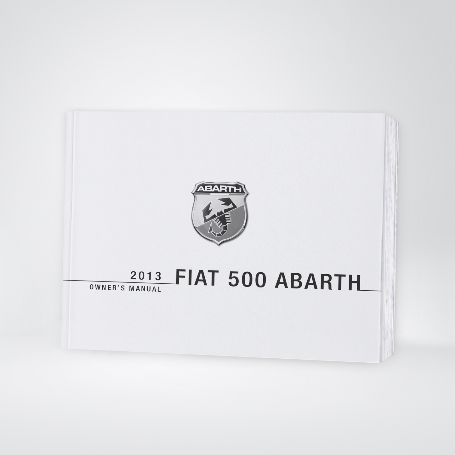 2013 Abarth 500 Gebruikershandleiding | Engels