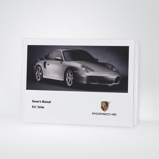 2002 Porsche 911 Turbo Owner's Manual | English