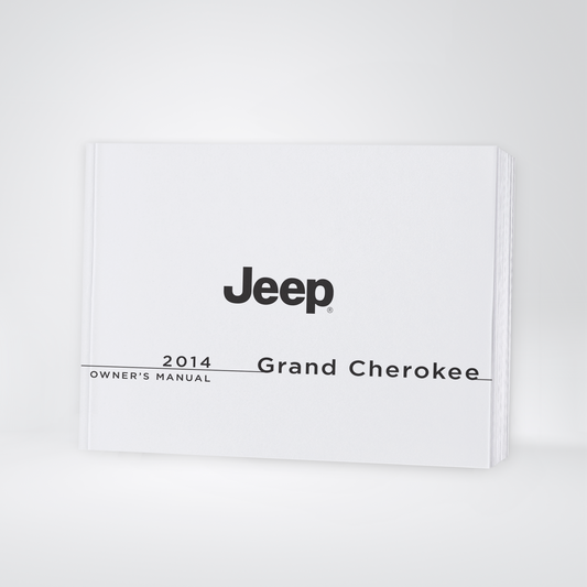 2014 Jeep Grand Cherokee Owner's Manual | English