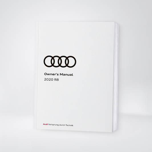 2020 Audi R8 Owner's Manual | English