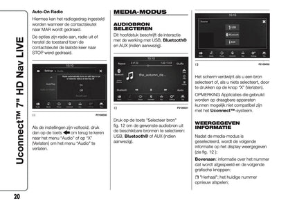 2016-2018 Abarth 500/595/695 Uconnect 7.0 Nav Manual | Dutch