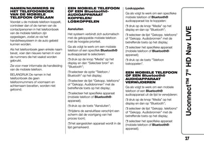 2016-2018 Abarth 500/595/695 Uconnect 7.0 Nav Manual | Dutch