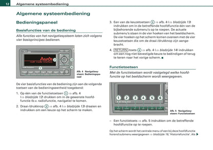 2007-2008 Audi A4 Cabriolet Navigatie Systeem BNS 5.0 Handleiding | Nederlands
