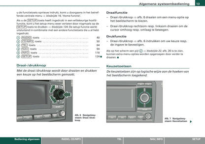 2007-2008 Audi A4 Cabriolet Navigatie Systeem BNS 5.0 Handleiding | Nederlands