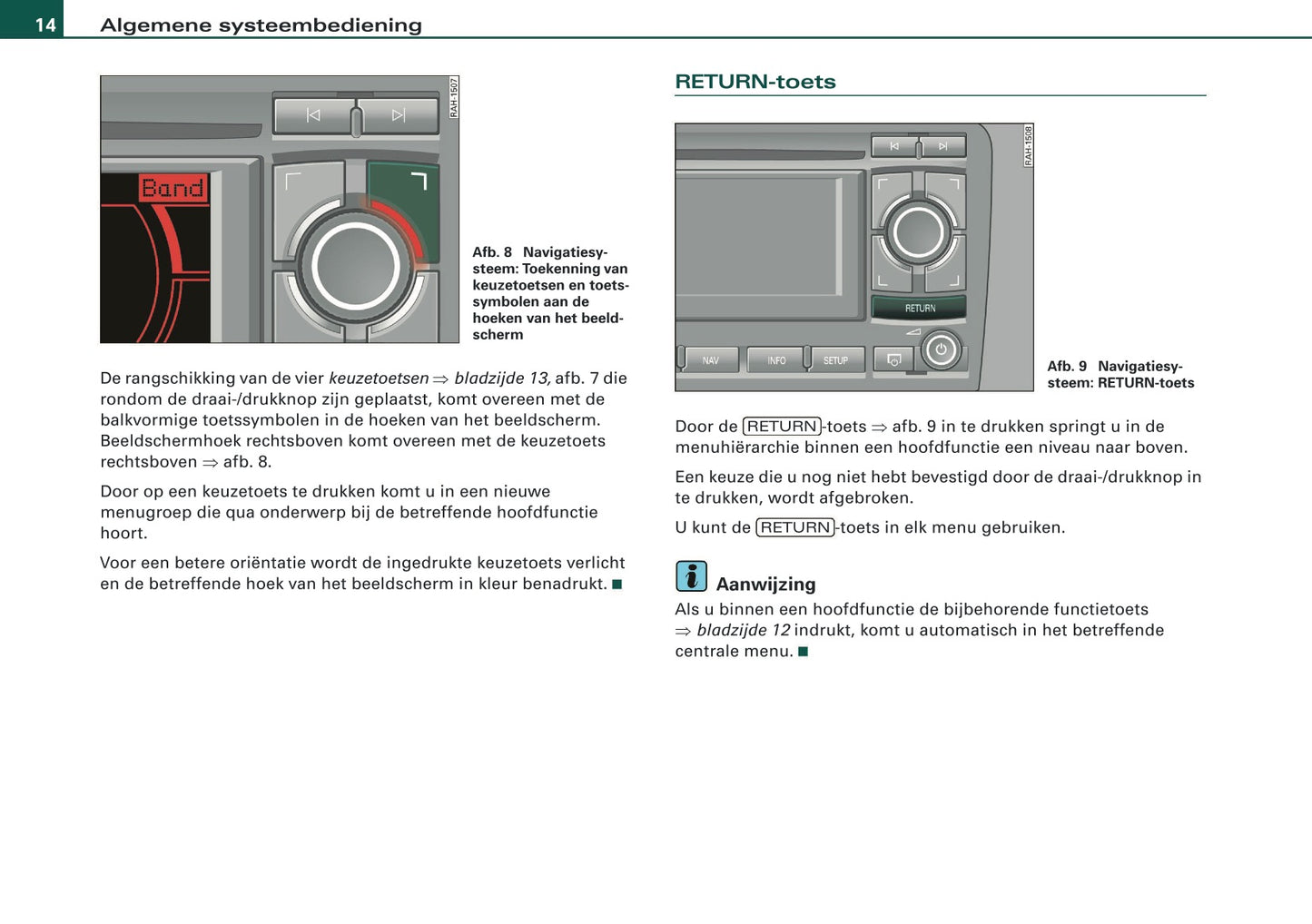 2007-2008 Audi A4 Cabriolet Navigatie Systeem BNS 5.0 Handleiding | Nederlands