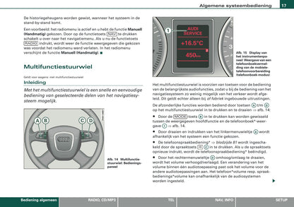 2007-2008 Audi A4 Cabriolet Navigatie Systeem BNS 5.0 Handleiding | Nederlands