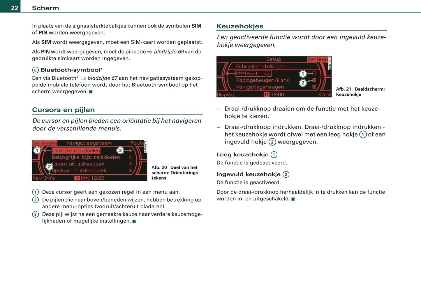 2007-2008 Audi A4 Cabriolet Navigatie Systeem BNS 5.0 Handleiding | Nederlands