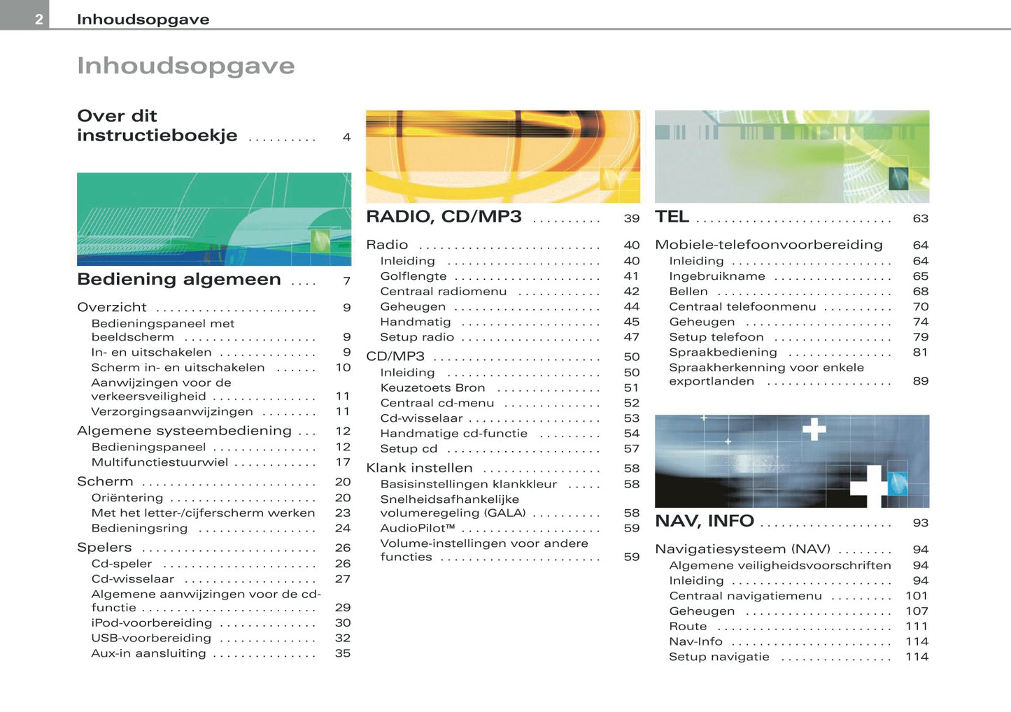 2007-2008 Audi A4 Cabriolet Navigatie Systeem BNS 5.0 Handleiding | Nederlands