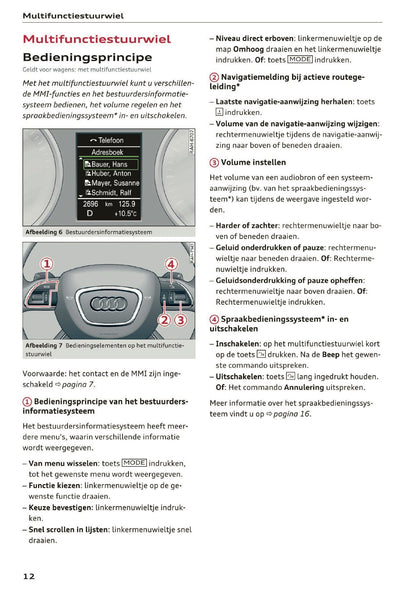 2015-2016 Audi MMI Navigatie Plus Handleiding | Nederlands