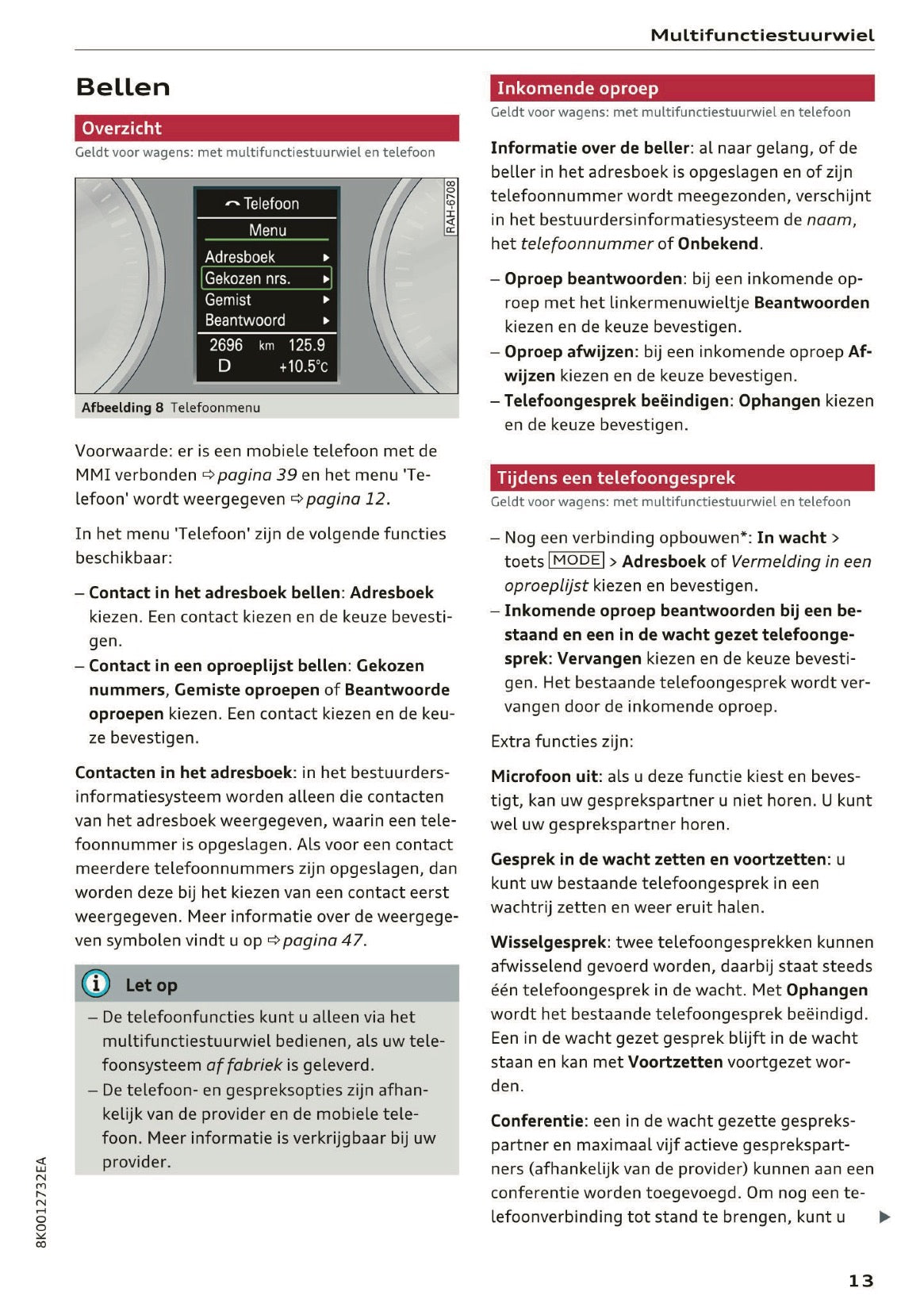 2015-2016 Audi MMI Navigatie Plus Handleiding | Nederlands