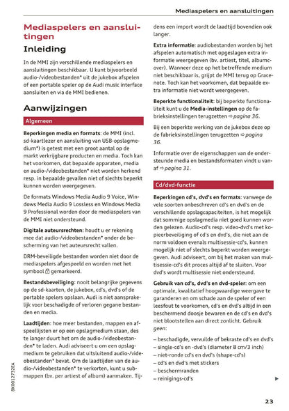 2015-2016 Audi MMI Navigatie Plus Handleiding | Nederlands