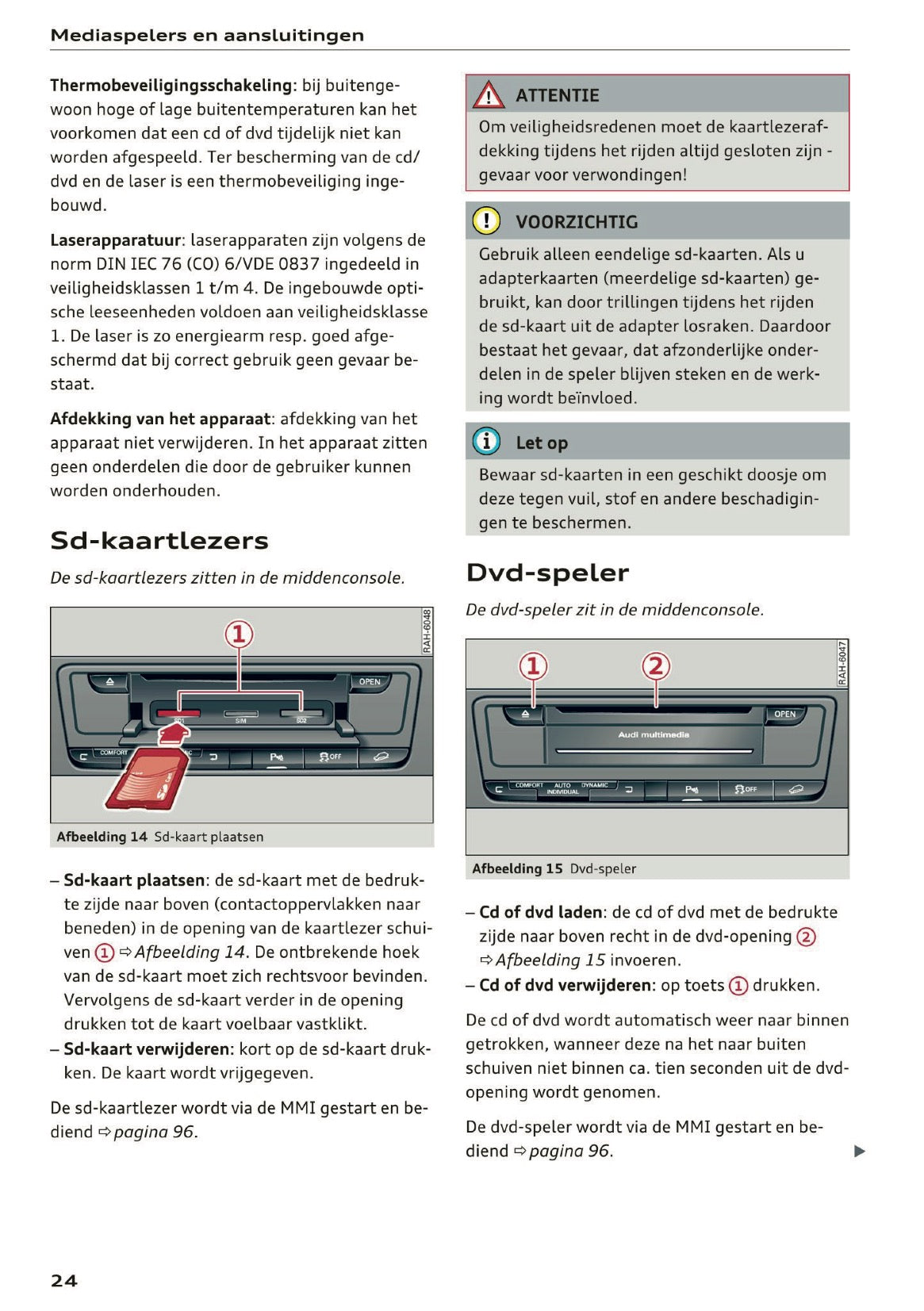 2015-2016 Audi MMI Navigatie Plus Handleiding | Nederlands