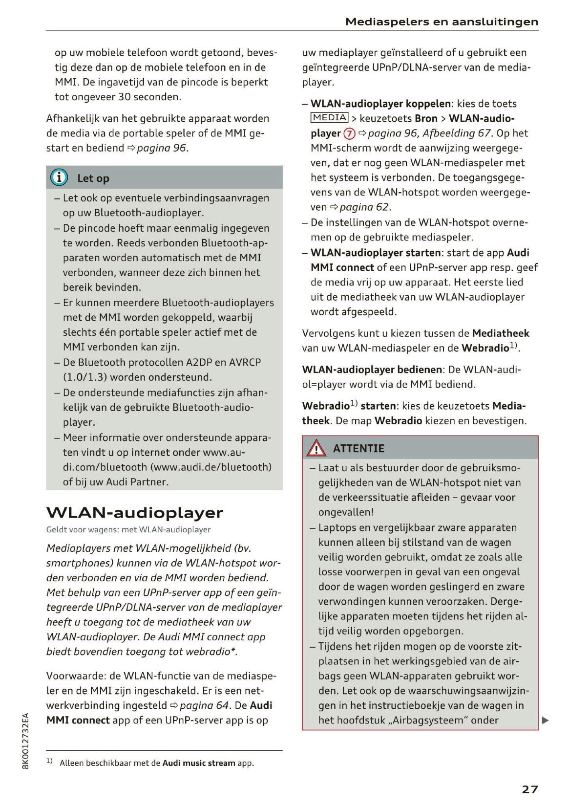 2015-2016 Audi MMI Navigatie Plus Handleiding | Nederlands