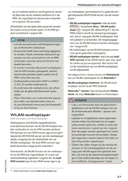 2015-2016 Audi MMI Navigatie Plus Handleiding | Nederlands