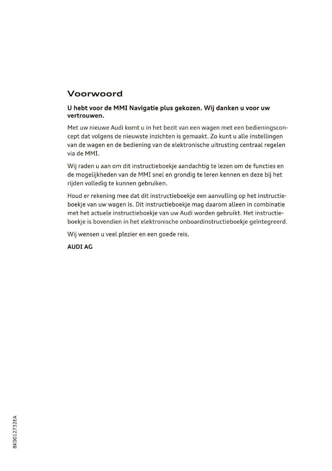 2015-2016 Audi MMI Navigatie Plus Handleiding | Nederlands