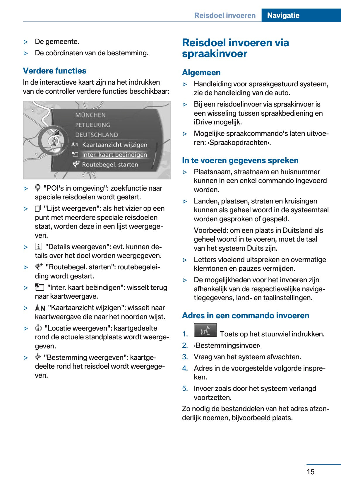 2017 BMW X5 Infotainment Manual | Dutch