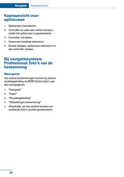 2017 BMW X5 Infotainment Manual | Dutch