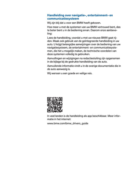 2017 BMW X5 Infotainment Manual | Dutch