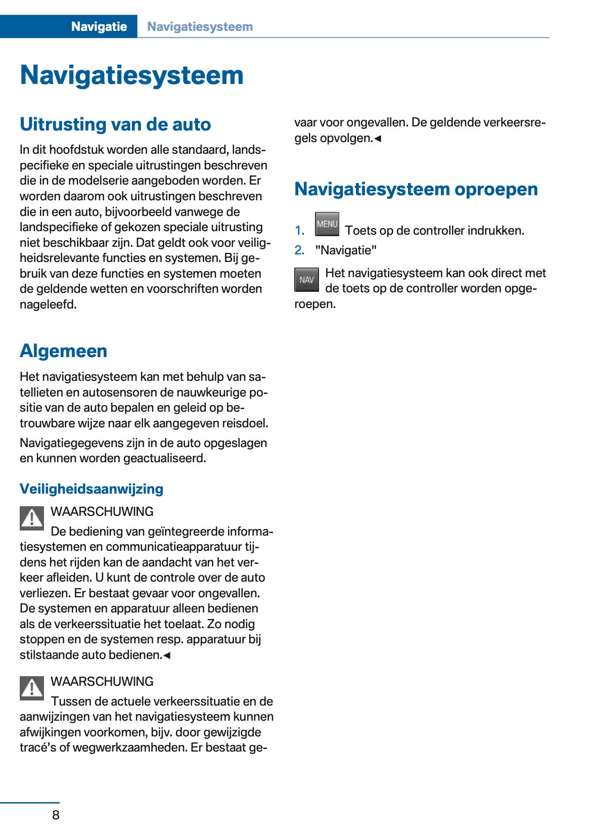 2017 BMW X5 Infotainment Manual | Dutch