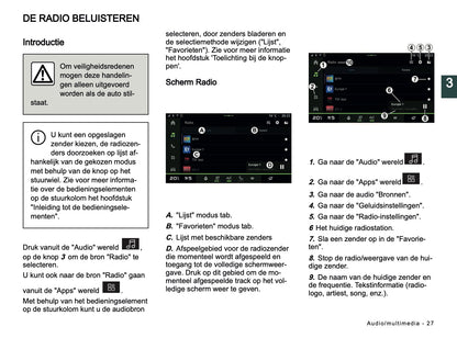 2024-2025 Dacia Media Nav Live Infotainment Manual | Dutch