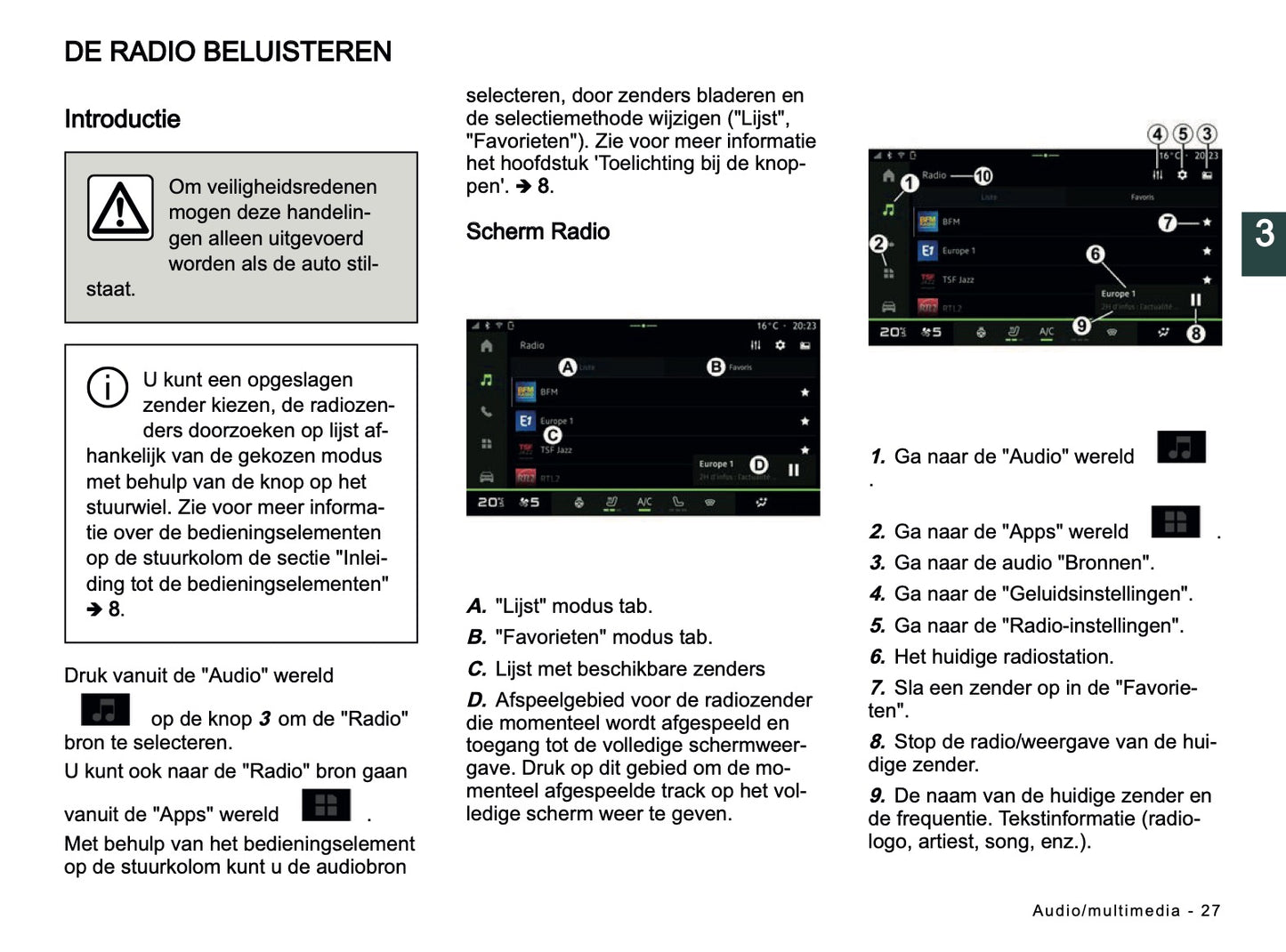 2025-2026 Dacia Media Nav Live Infotainment Manual | Dutch