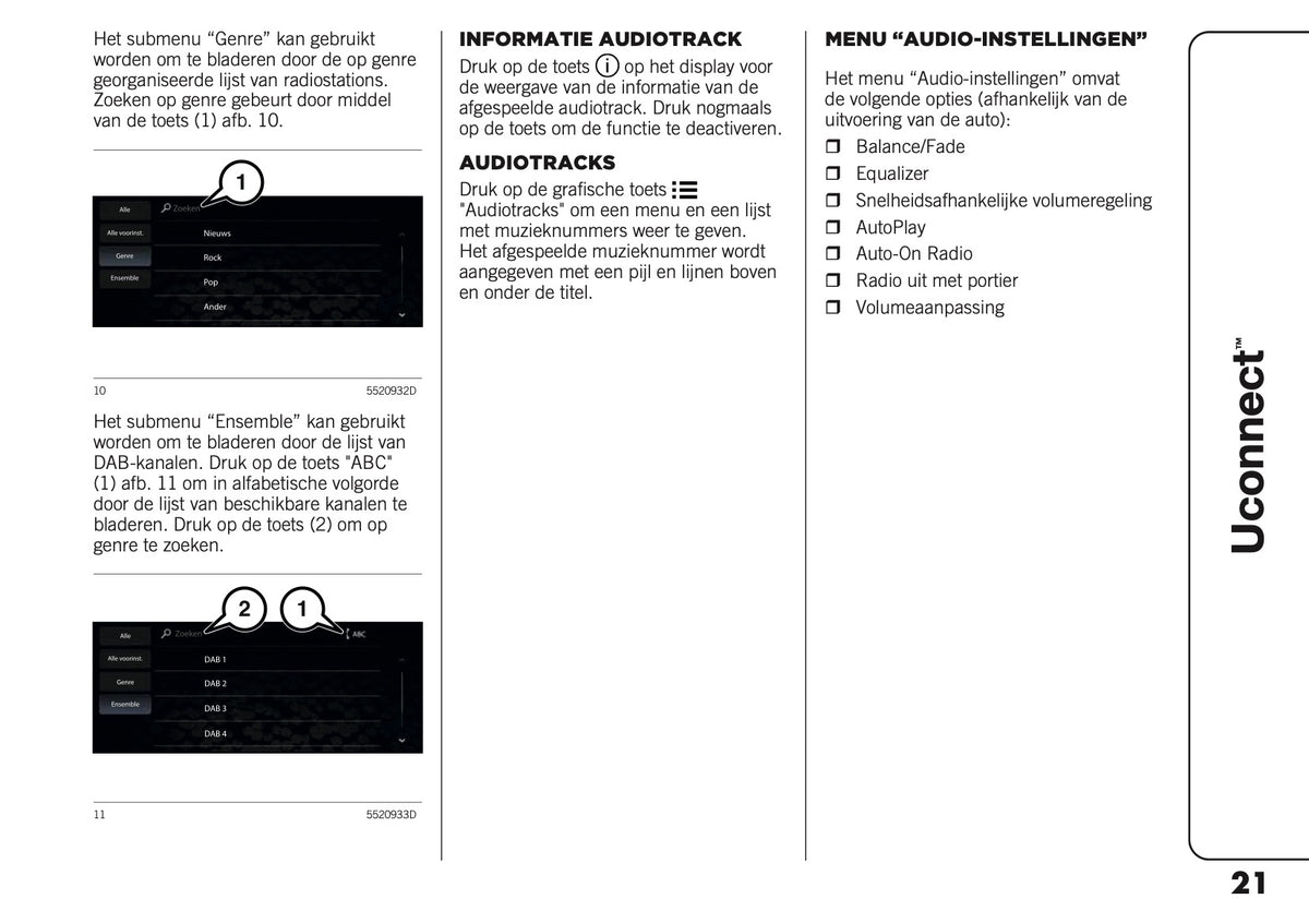 2021-2025 Jeep Compass Uconnect Nav Infotainment Handleiding | Nederlands