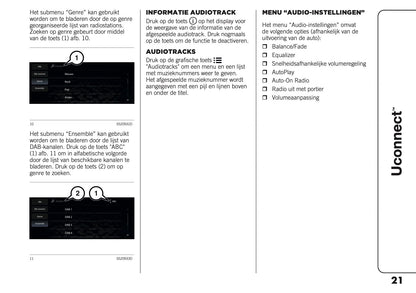 2021-2025 Jeep Compass Uconnect Nav Infotainment Handleiding | Nederlands