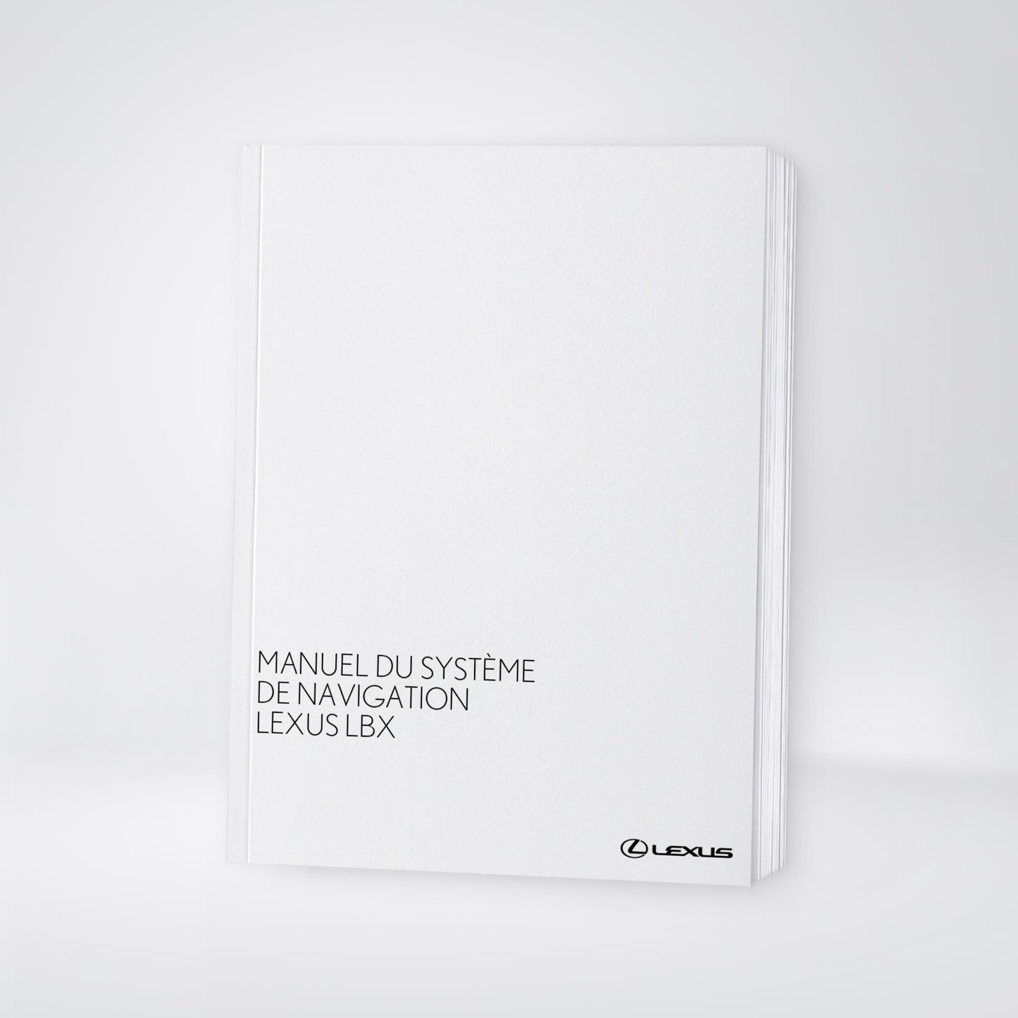 2025-2026 Lexus LBX Navigation Manual | French