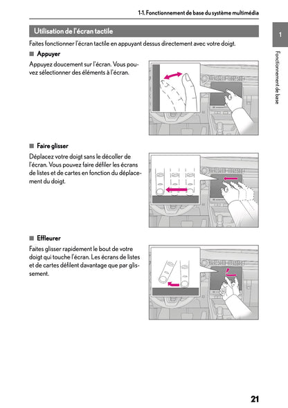 2025-2026 Lexus LBX Navigation Manual | French