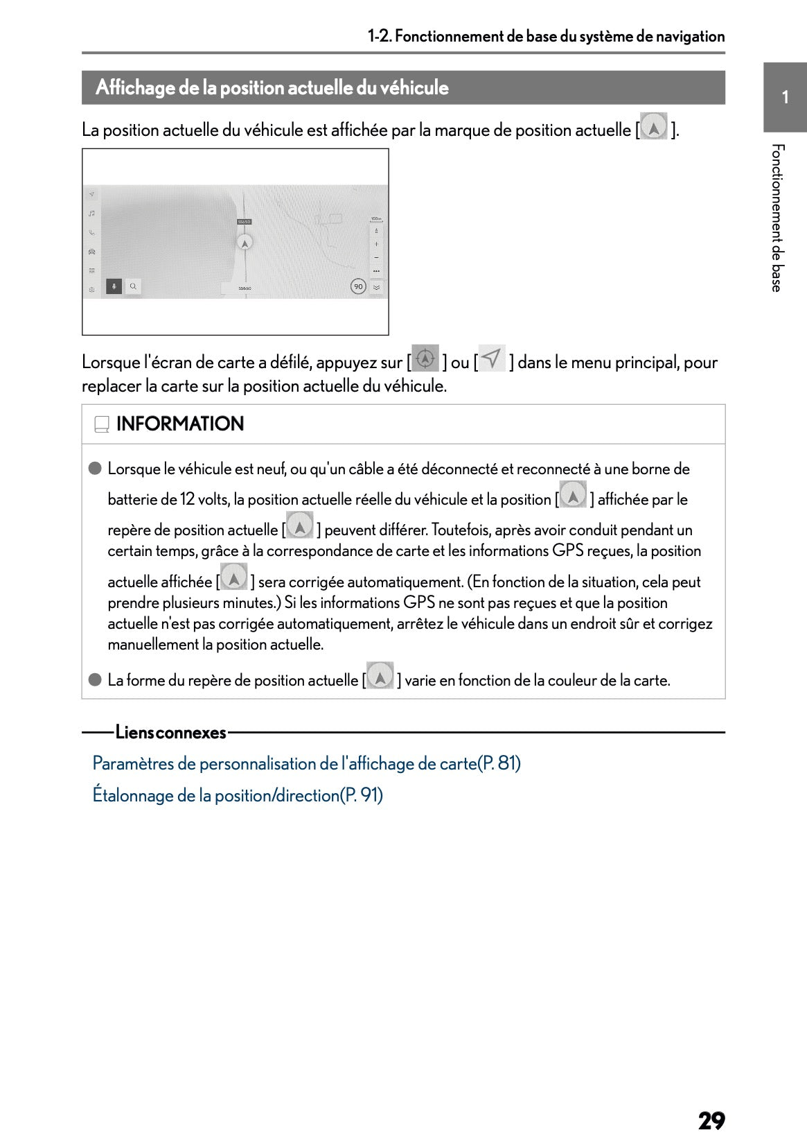 2025-2026 Lexus LBX Navigation Manual | French