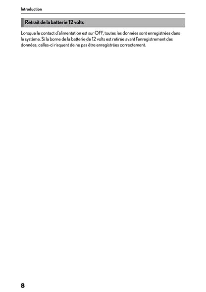 2025-2026 Lexus LBX Navigation Manual | French