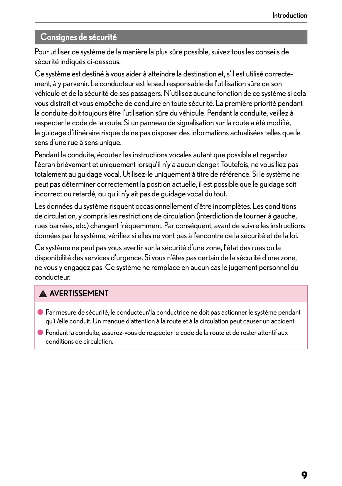 2025-2026 Lexus LBX Navigation Manual | French