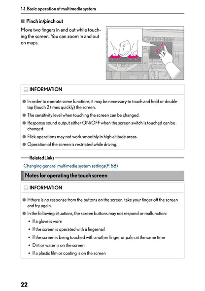 2025-2026 Lexus LBX Navigation Manual | English