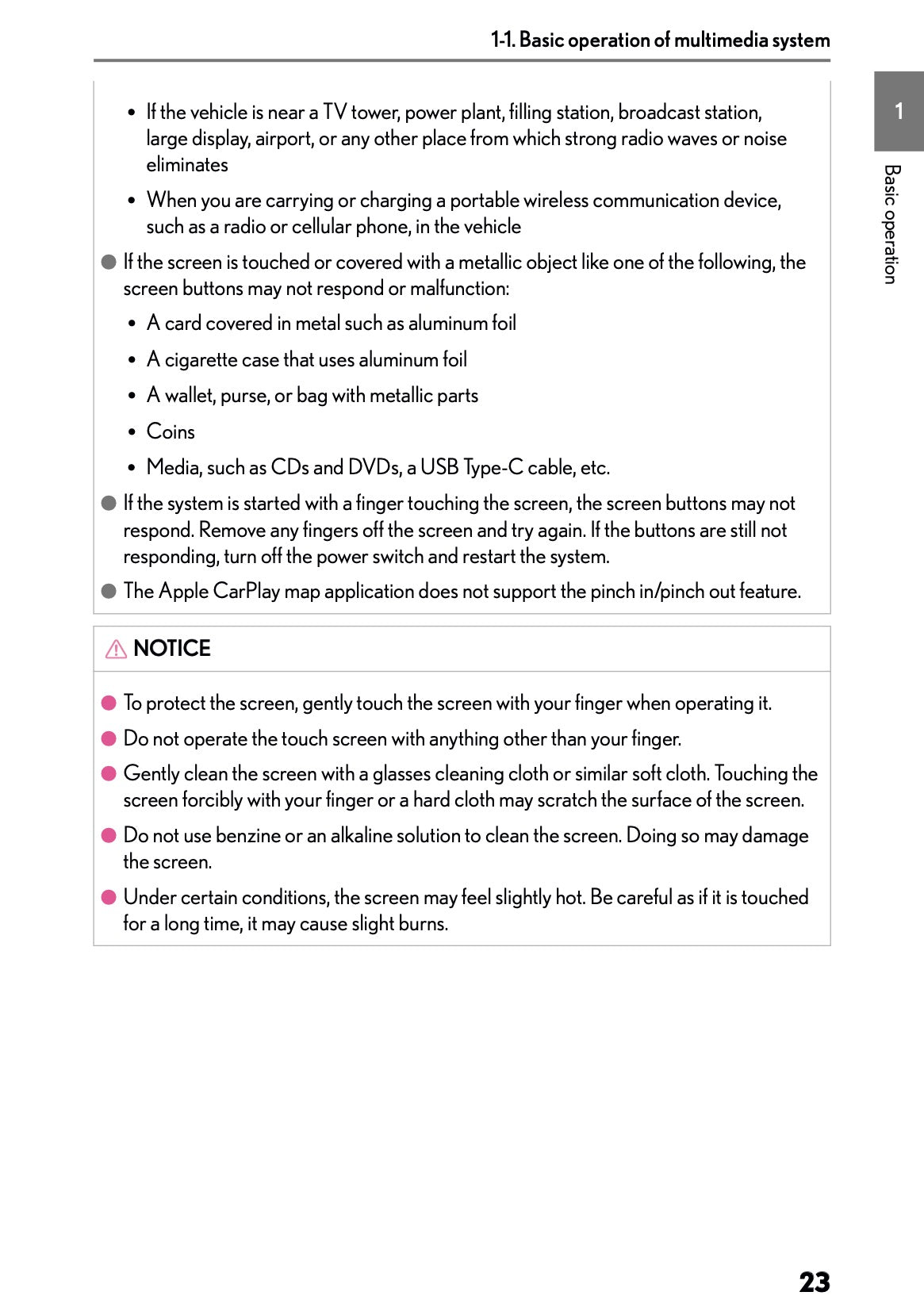 2025-2026 Lexus LBX Navigation Manual | English