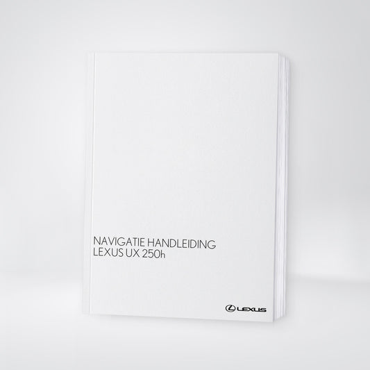 2019-2021 Lexus UX 250h Navigatie Handleiding | Nederlands