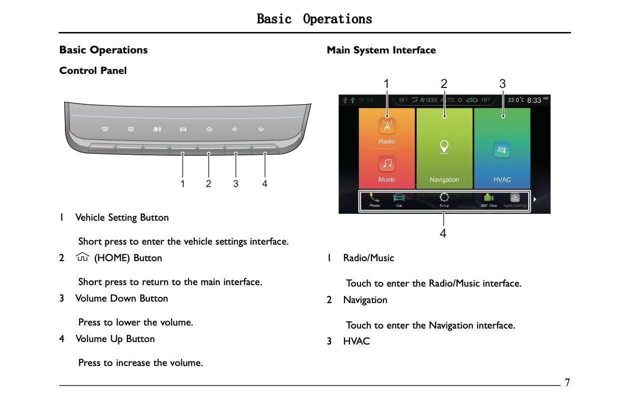 2023-2024 MG EHS Navigation Infotainment Manual | English