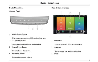 2023-2024 MG EHS Navigation Infotainment Manual | English