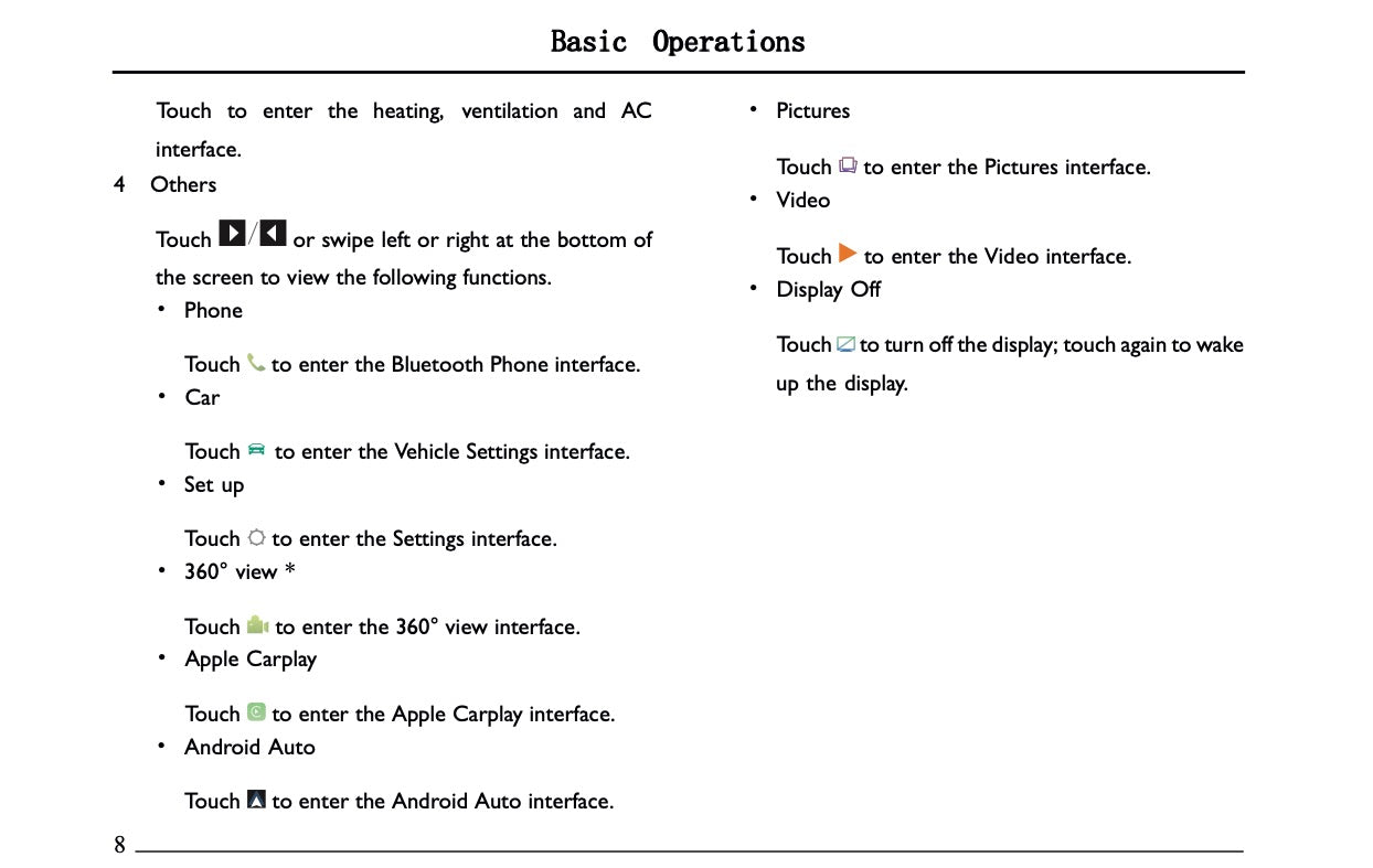 2023-2024 MG EHS Navigation Infotainment Manual | English