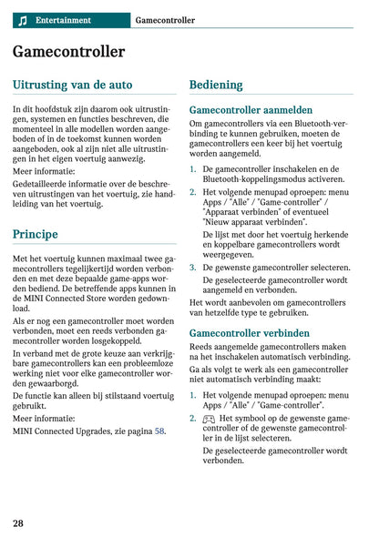 2025-2026 Mini Countryman Infotainment Handleiding | Nederlands