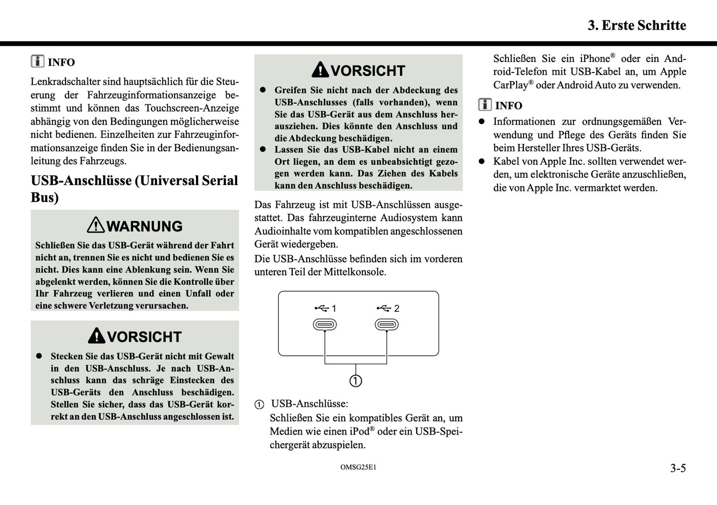 2025 Mitsubishi Outlander PHEV Smartphone Link Display Audio Manual | German