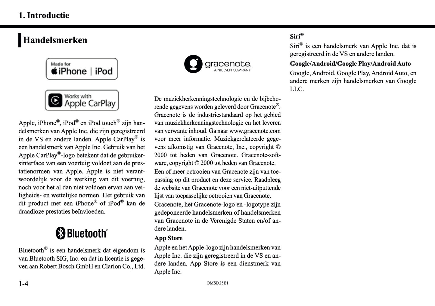 2025 Mitsubishi Outlander PHEV Smartphone Link Display Audio Manual | Dutch