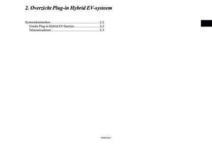 2026 Mitsubishi Outlander PHEV Smartphone Link Display Audio Handleiding | Nederlands